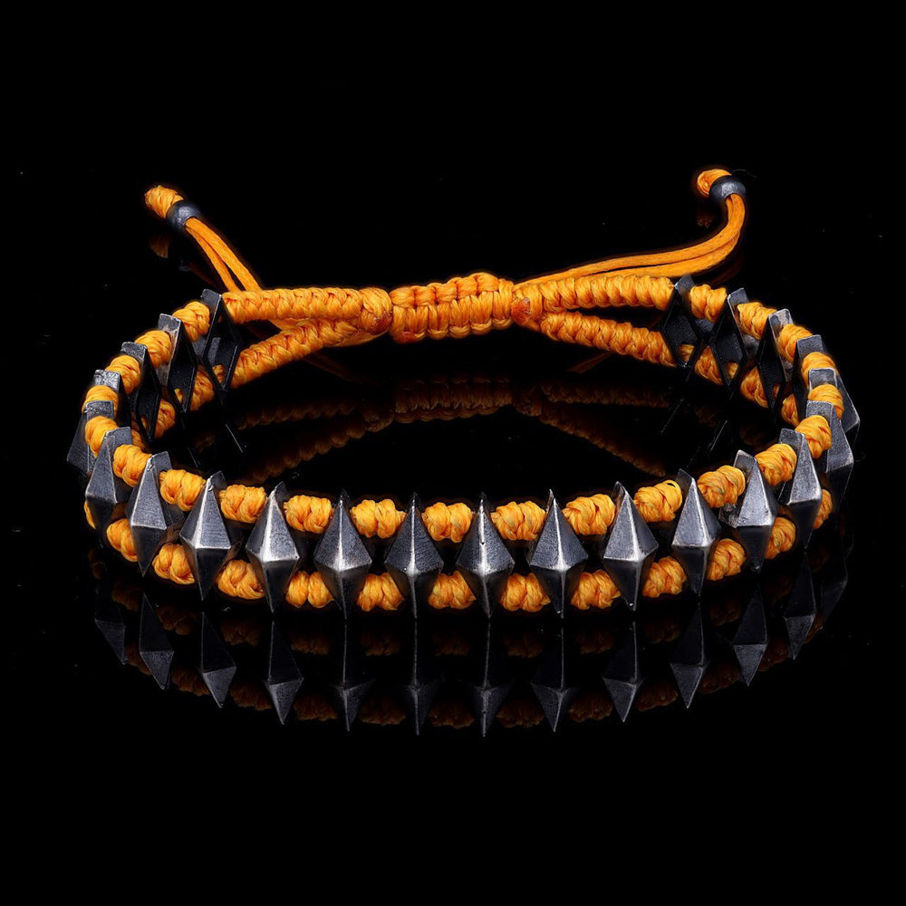 Men’s Sterling Silver Snake Knitting Bracelet