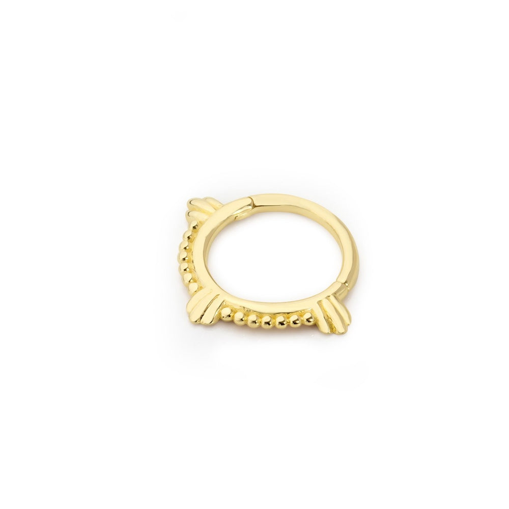 14k Gold Sunshine Helix Piercing