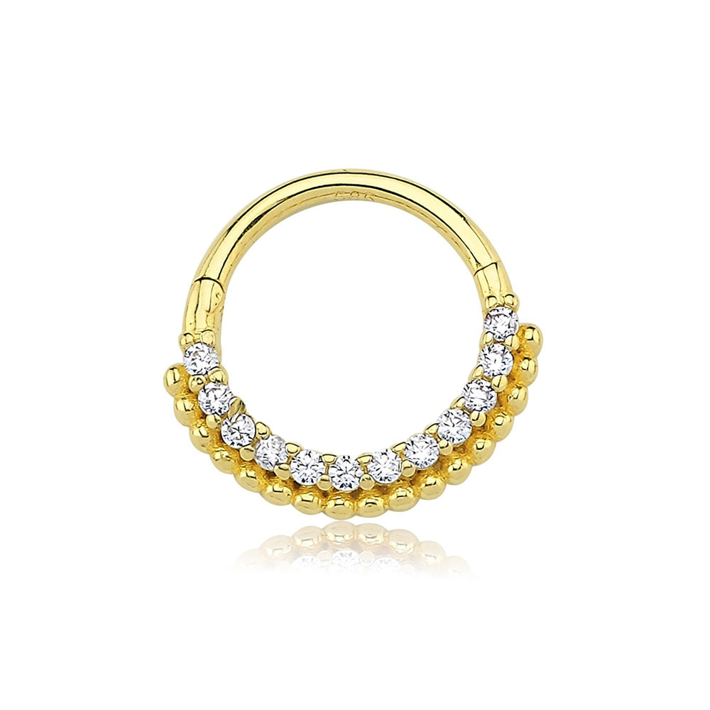 14k Gold Junction Helix Piercing