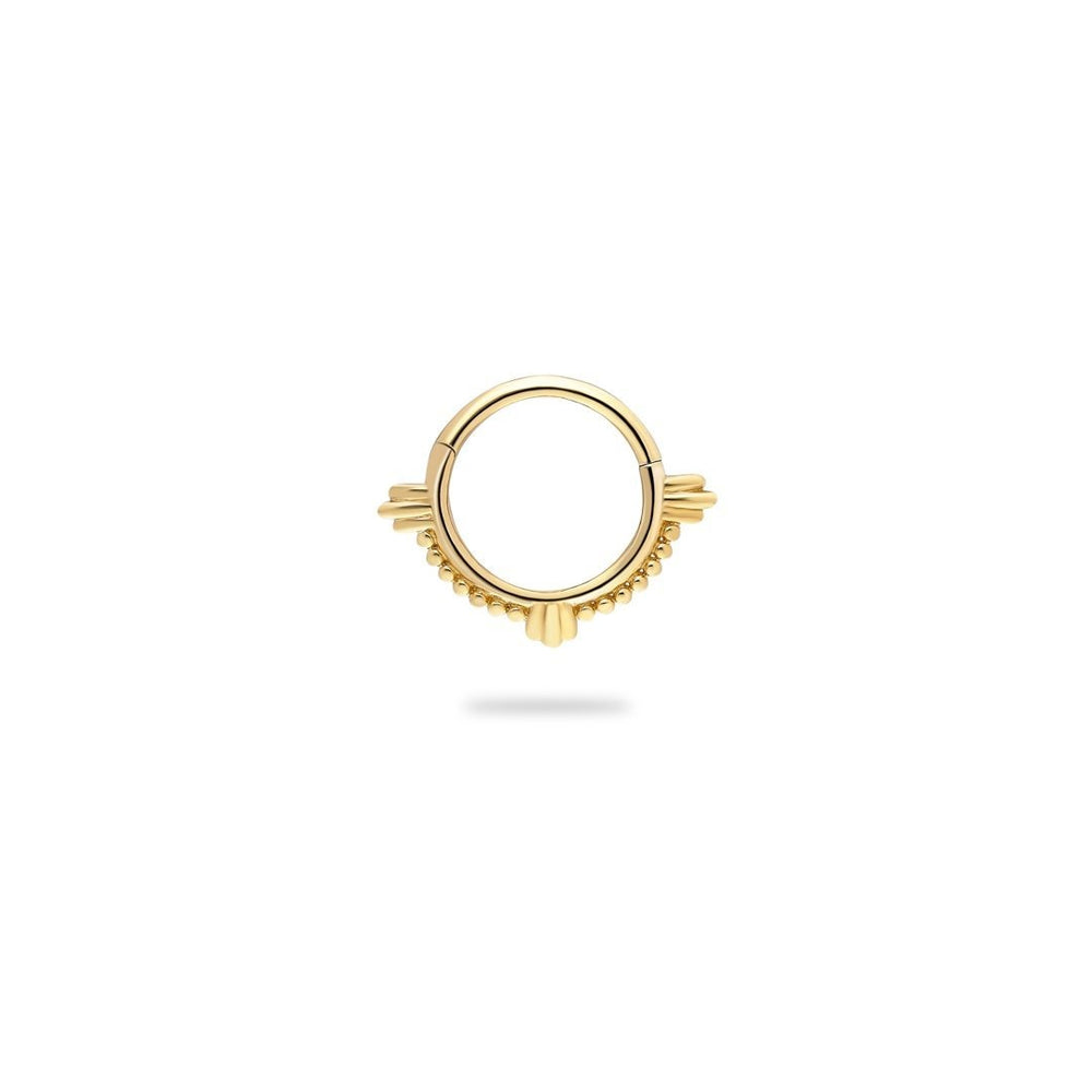 14k Gold Rhythm Helix Piercing