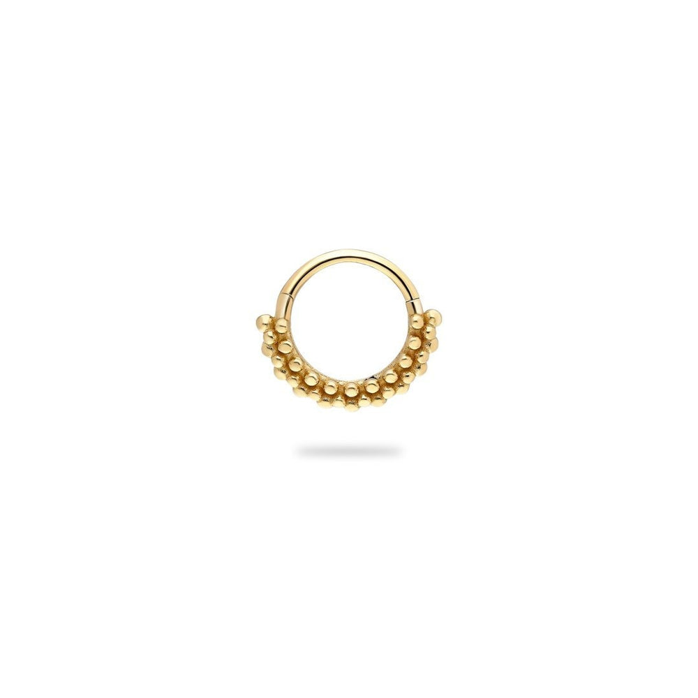 14k Gold Mini Ball Helix Piercing