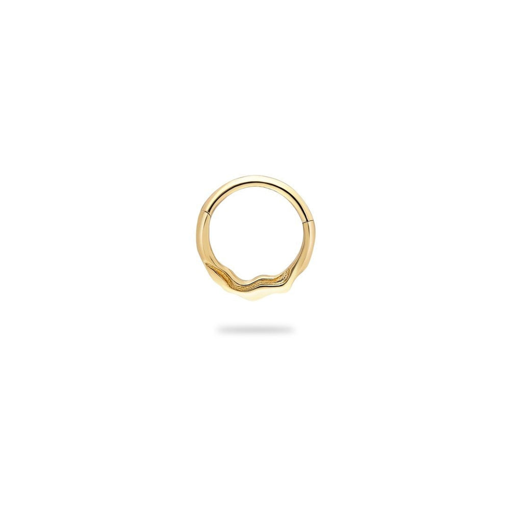 14k Gold Modern Helix Piercing