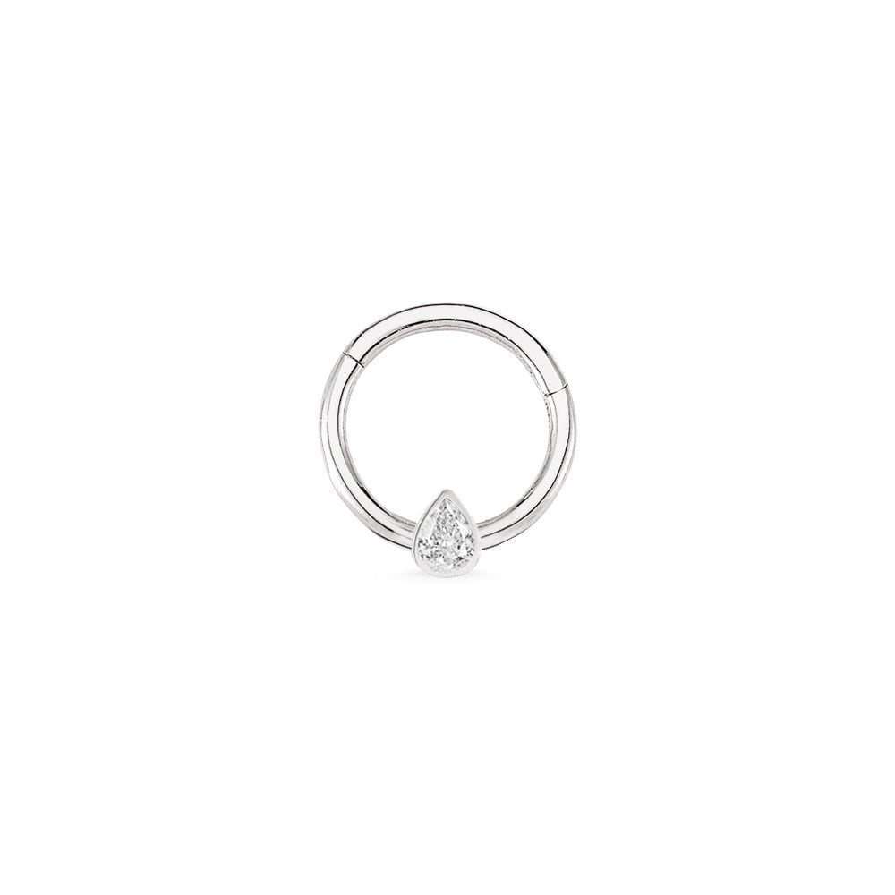 14k Gold Single Drop Helix Piercing