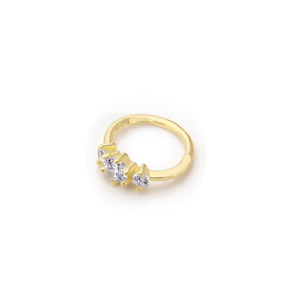 14k Gold Shine Helix Piercing