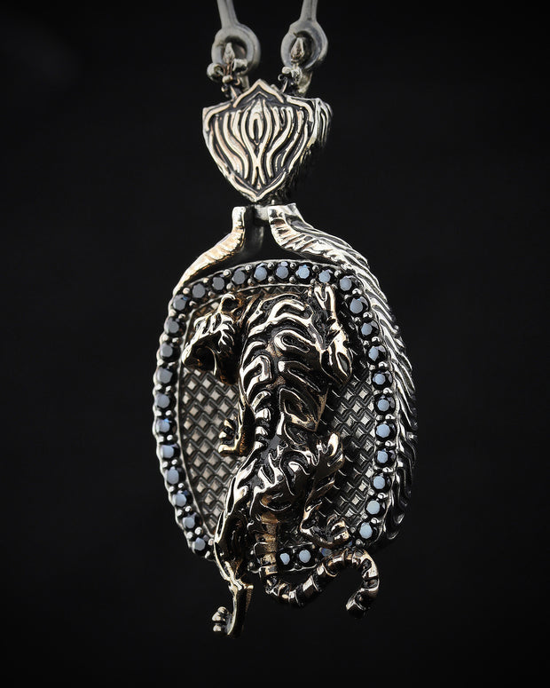 Jaguar Necklace in Sterling Silver