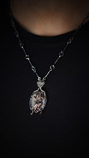 Jaguar Necklace in Sterling Silver