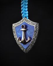 Shield And Sailor Anchor Necklace