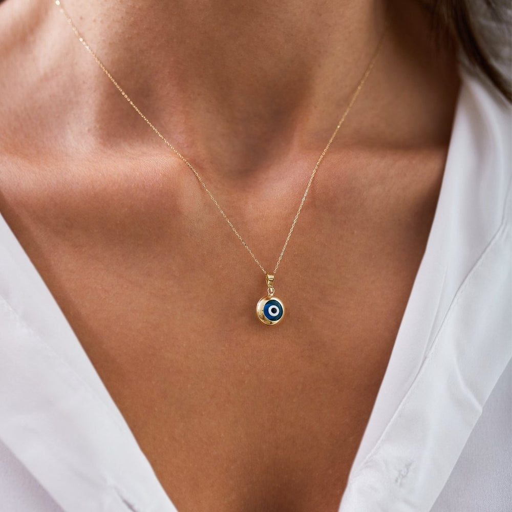 gold evil eye necklace,evil eye necklace, 14k gold evil eye necklace, evil eye necklaces, Turkish eye necklace