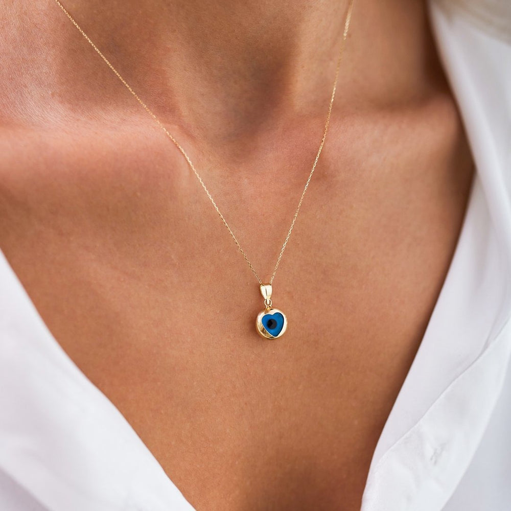 gold evil eye necklace,evil eye necklace, 14k gold evil eye necklace, evil eye necklaces, Turkish eye necklace