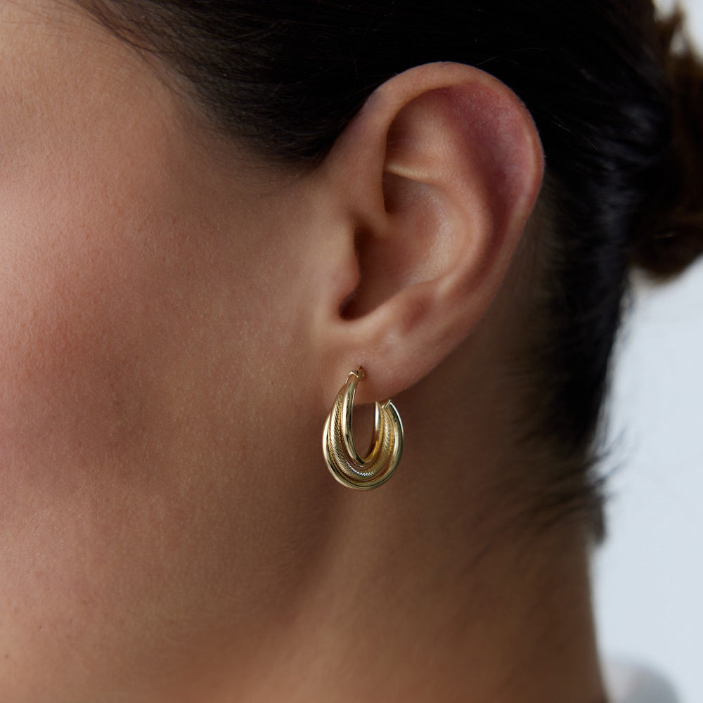 Tria Sweet Hoop Earrings