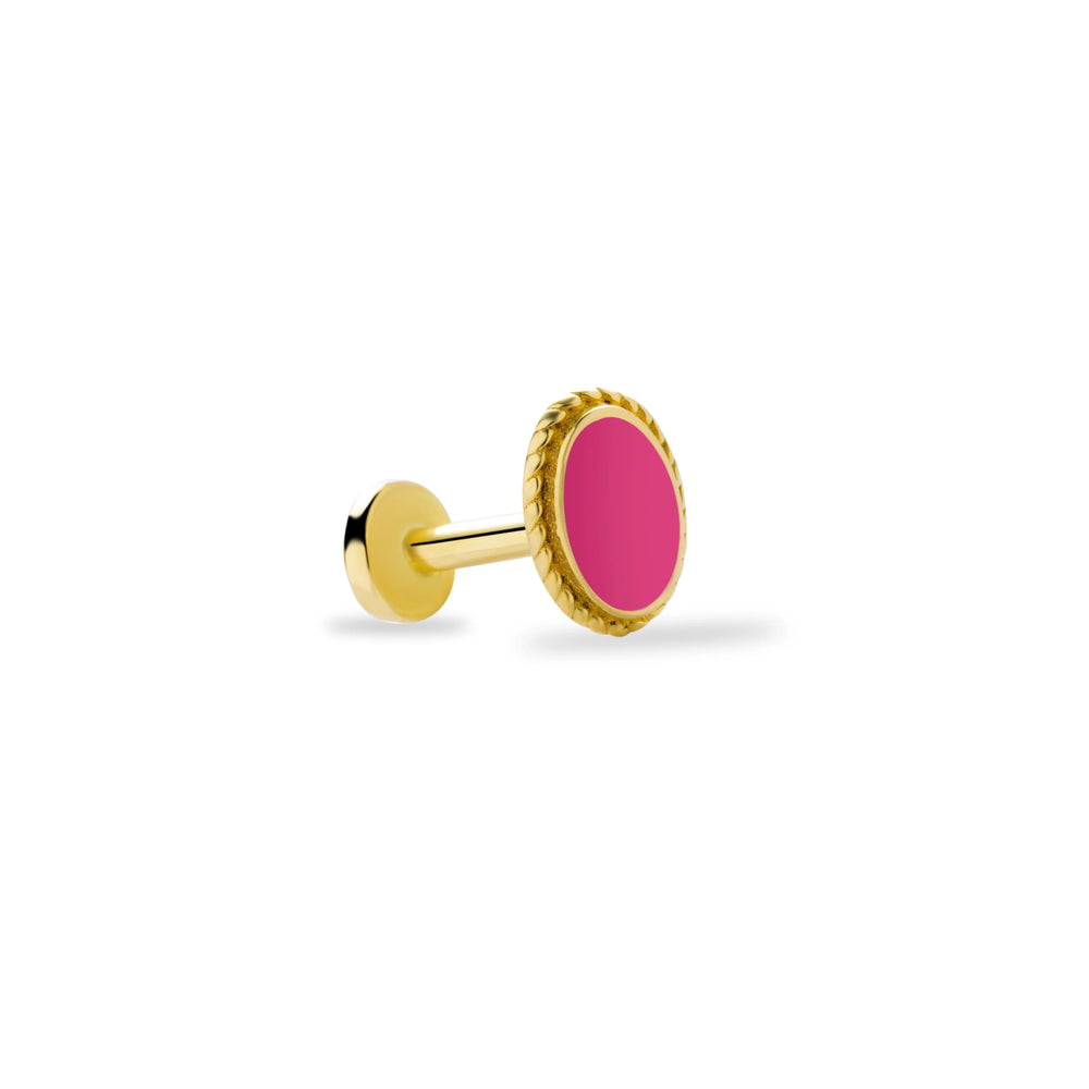 14k Gold Pink Vintage Tragus