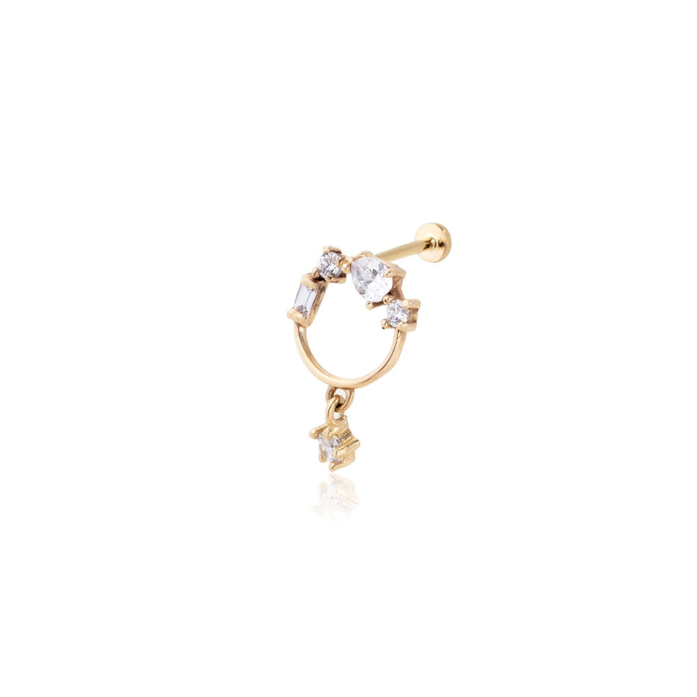 14k Gold Fiona Tragus Piercing