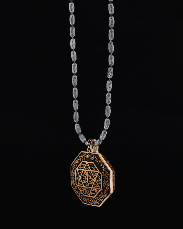 Necklace with Seal of Solomon and Star of David
