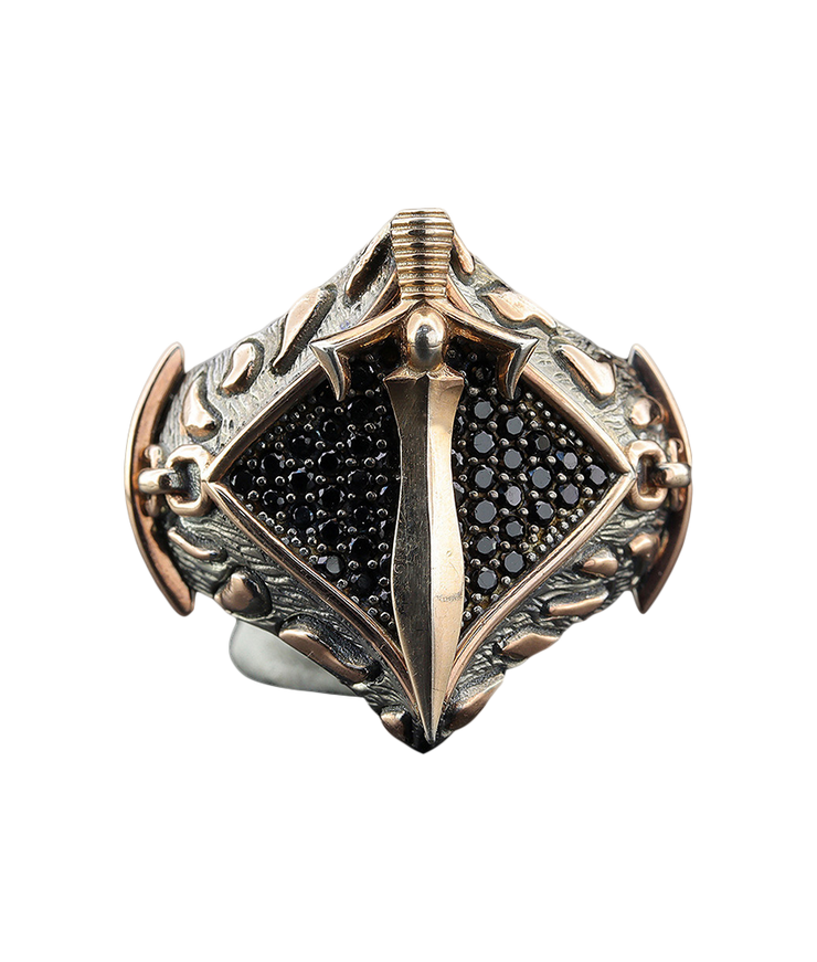 Men's Sword Ring in Sterling Silver