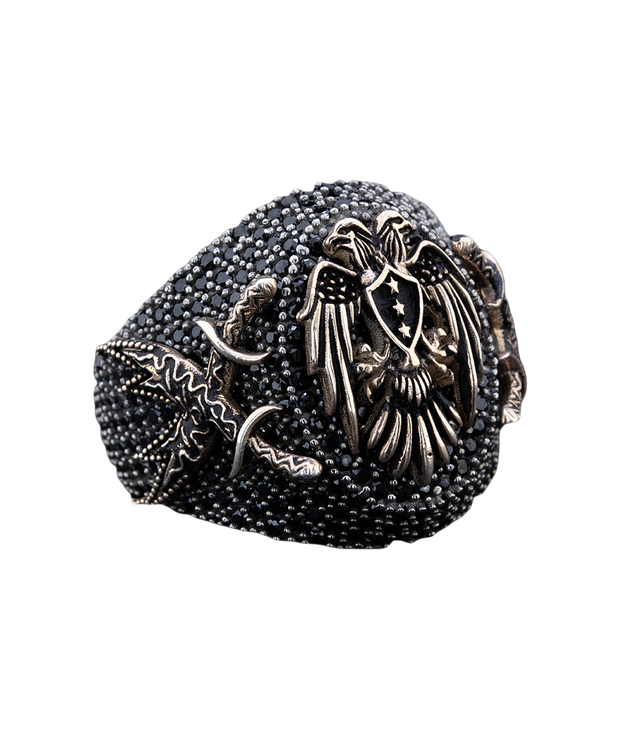 Men's Double Headed Eagle Ring