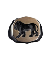Men's Lion Signet Ring