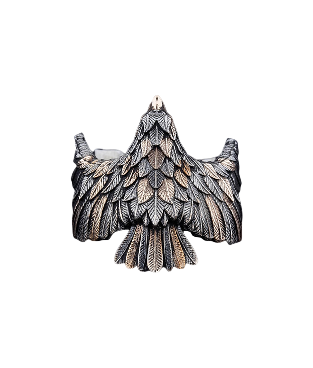 Men's Eagle Ring in Sterling Silver