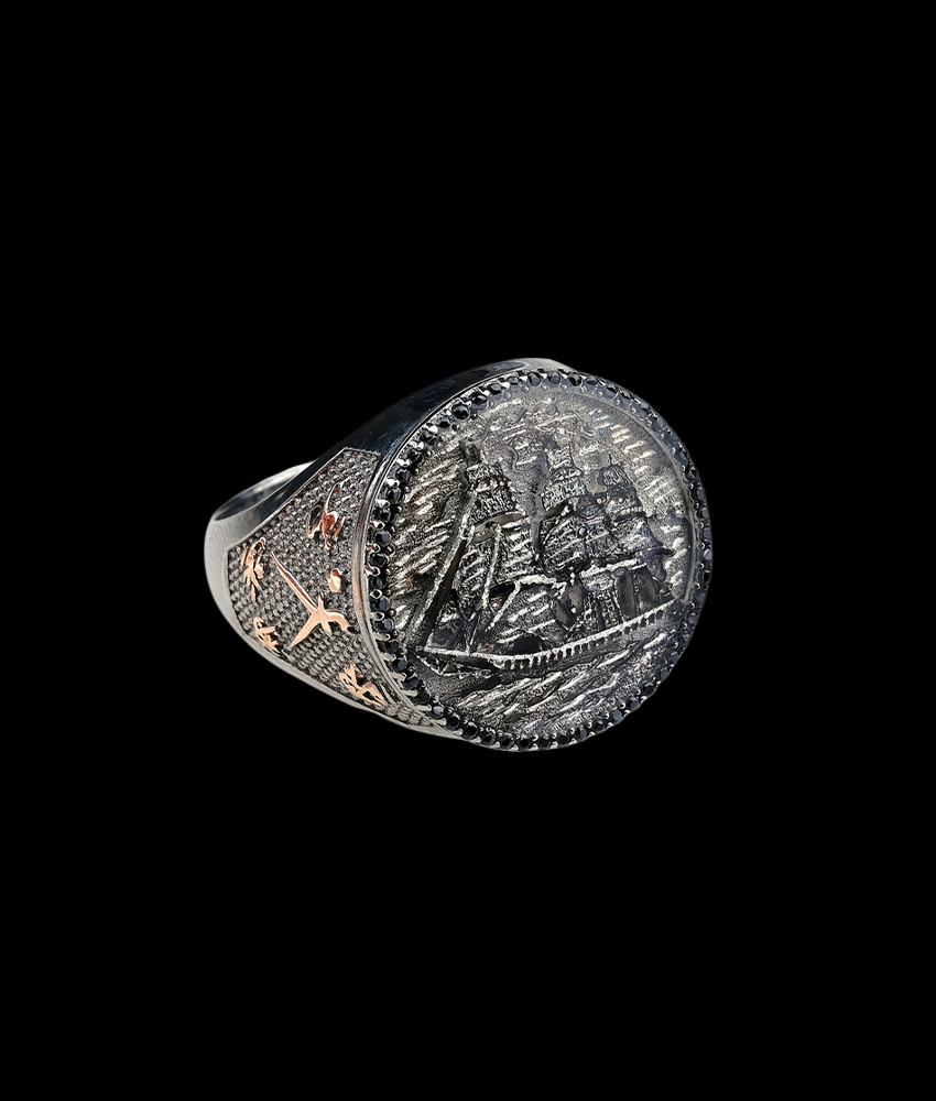 Barboros Hayrettin Pasha Ship Ring in Sterling Silver