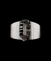 Men's Cigar Ring with Letter C