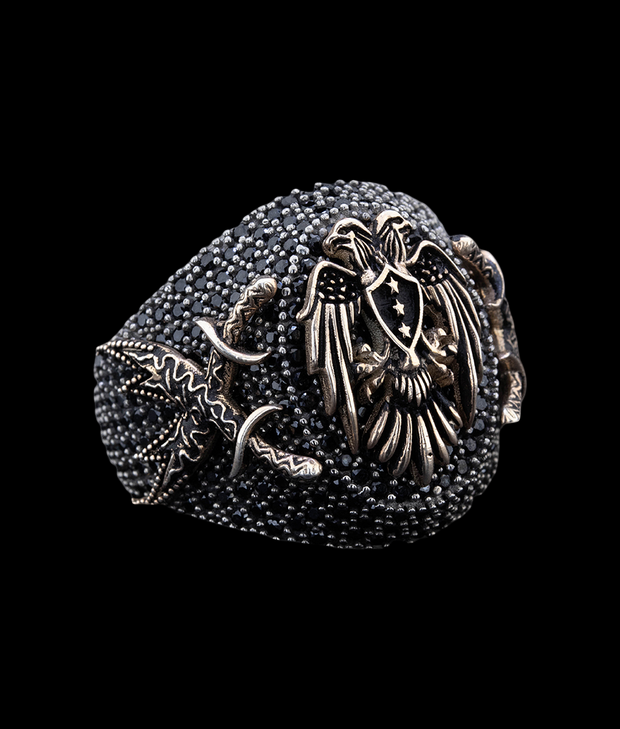 Men's Double Headed Eagle Ring