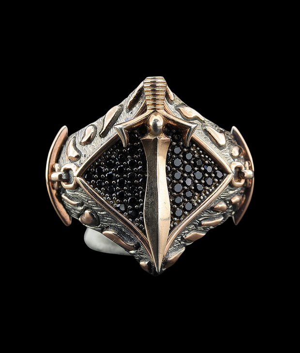 Men's Sword Ring in Sterling Silver