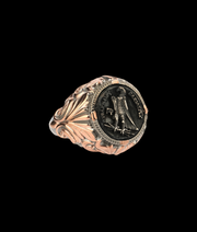 Men's Sterling Silver Ancient Egyptian Coin Ring