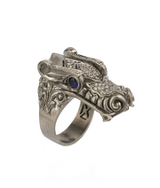 Men's Dragon Ring in Sterling Silver