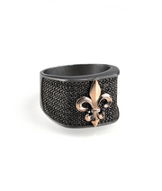 Men's Sterling Silver Fleur de Lis Ring