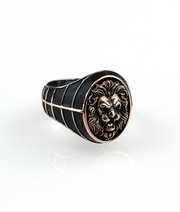 Men's Lion Ring in Sterling Silver