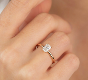 diamond ring, 0.72 ct. diamond ring, 0.72 ct. radiant diamond solitaire ring