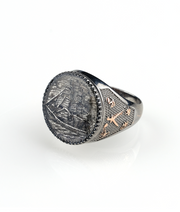 Barboros Hayrettin Pasha Ship Ring in Sterling Silver