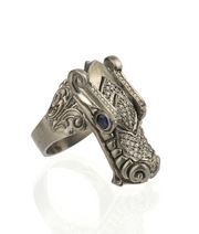 Men's Dragon Ring in Sterling Silver