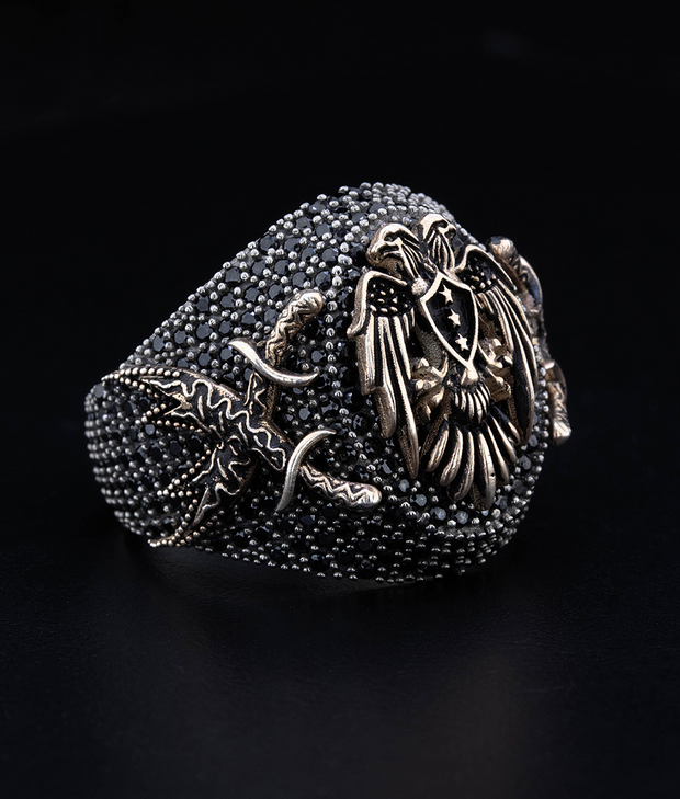 Men's Double Headed Eagle Ring