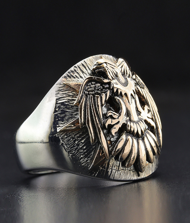 Double Headed Eagle Ring