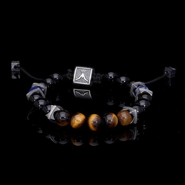 Men’s Sterling Silver Spiritual Beads Bracelets