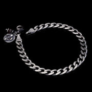 Men’s Sterling Silver Cuban Chain Bracelet