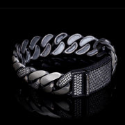 Men’s Sterling Silver Curb Chain Bracalet