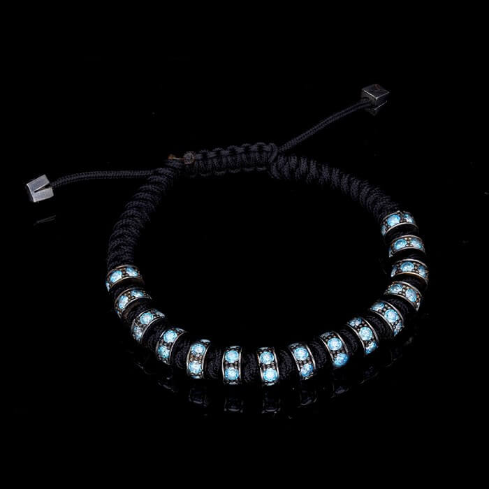 Elegant Fancy Blue Topaz & Cubic Zirconia Gemstone Silver Bracelet Gorgeous  Cz Bracelet Trendy Cz Bracelet at Rs 3216.00 | खरे चांदी का कंगन - Art  Palace, Jaipur | ID: 2851920764555