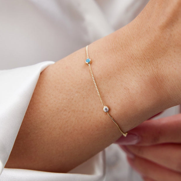 14k Gold Sequential Mixed Wristband, 14k Solid Gold Bracelet, Gold Bracelet for women, Solid Gold Bracelet