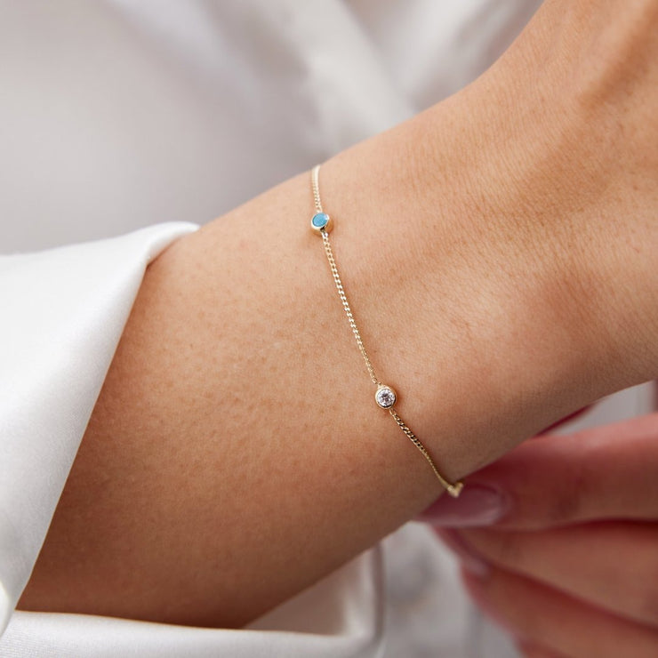 14k Gold Sequential Mixed Wristband, 14k Solid Gold Bracelet, Gold Bracelet for women, Solid Gold Bracelet