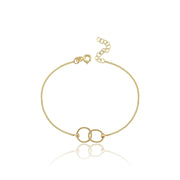 14k Gold Wedding Ring Bracelet, 14k Solid Gold Bracelet, Gold Bracelet for women, Solid Gold Bracelet