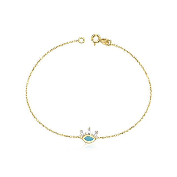 14k Gold Eyelash Bracelet, 14k Solid Gold Bracelet, Gold Bracelet for women, Solid Gold Bracelet