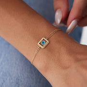 14k Gold Inscription Wristband, 14k Solid Gold Bracelet, Gold Bracelet for women, Solid Gold Bracelet