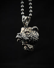 Sterling Silver Bearman Necklace