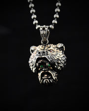 Sterling Silver Bearman Necklace