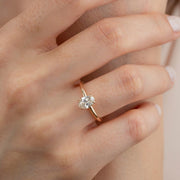 diamond ring, 0.80 ct. diamond ring, 0.80 ct. oval  diamond solitaire ring