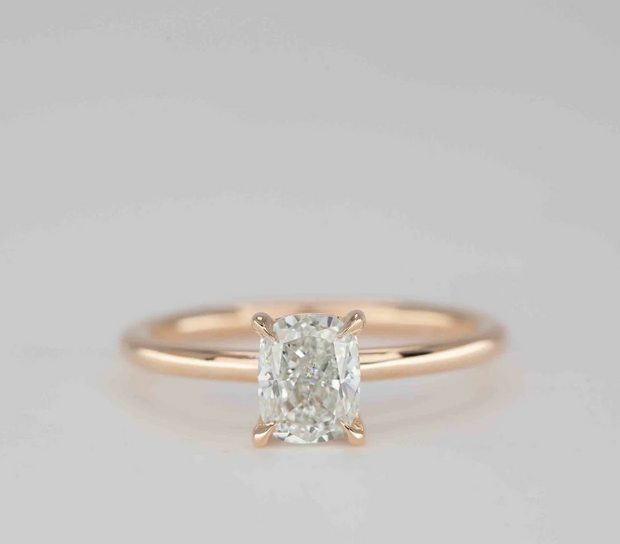 diamond ring, 0.94 ct. diamond ring, 0.94 ct. cushion diamond solitaire ring