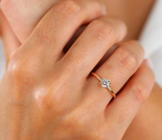diamond ring, 0.67 ct. diamond ring, 0.67 ct. diamond solitaire ring
