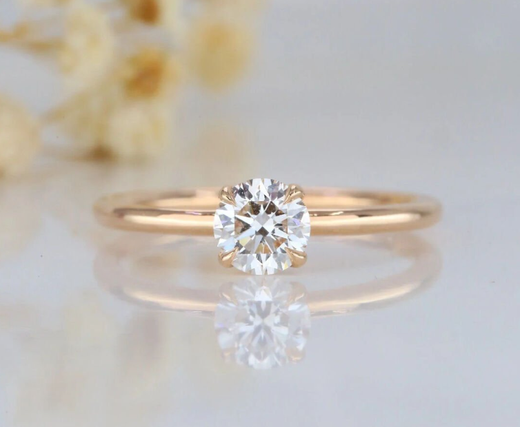 diamond ring, 0.67 ct. diamond ring, 0.67 ct. diamond solitaire ring