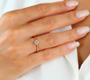 diamond ring, 1.00 ct. round diamond solitaire ring, 1.00 ct. diamond ring
